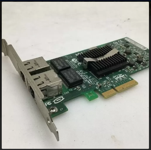 Dell Dual Port PCI Express Gigabit Ethernet Network Adapter Card D33682 ...